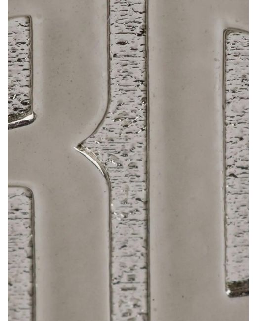 Roberto Cavalli White Rc-Monogram Signet Ring for men