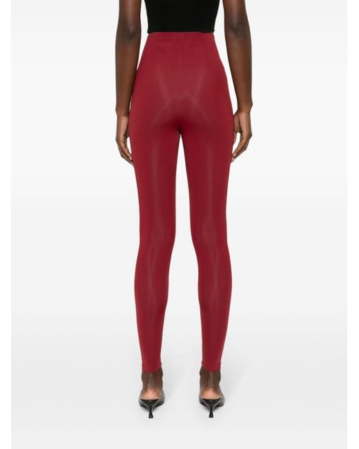 ANDAMANE Red Holly High-waist leggings