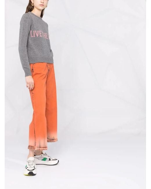 Alberta Ferretti Gray Sweaters Grey