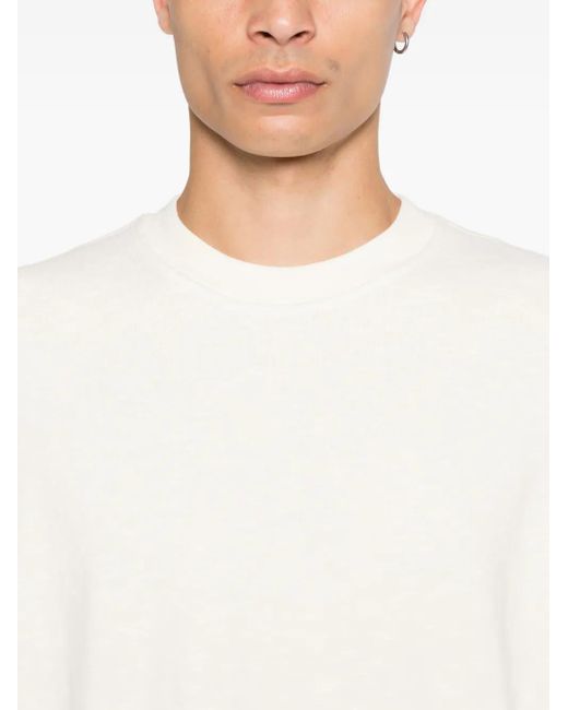 Maglione 6100053 Con Tasca Applicata di Stone Island in White da Uomo
