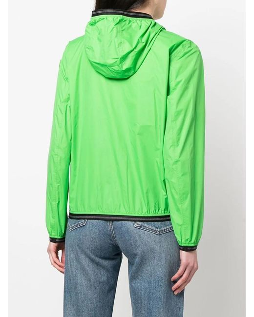 Blauer Green Contrast-Trimmed Track Jacket