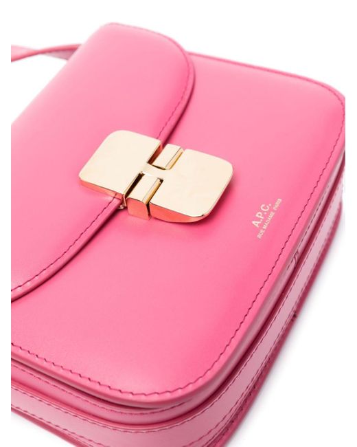 A.P.C. Pink Mini Grace Crossbody Bag