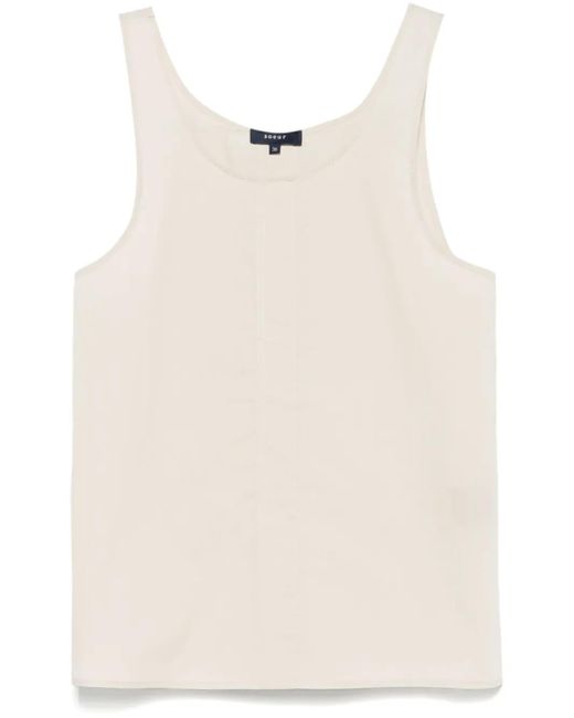 Top Darren sin mangas Soeur de color Natural