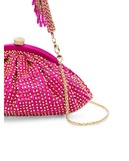SLO_HAND_MADE Pink Top-Handle Clutch Bag