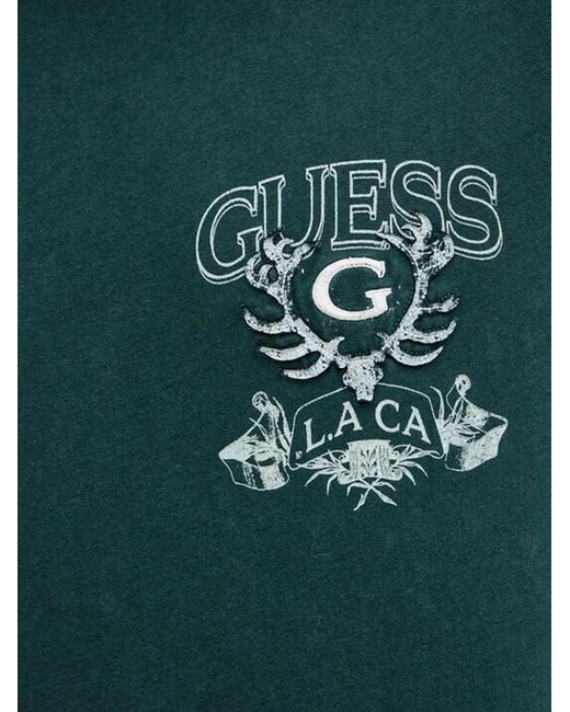 Guess Green Graphic T-Shirt for men