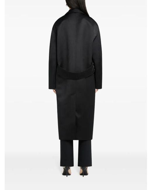 Courreges Black Cocoon Coat