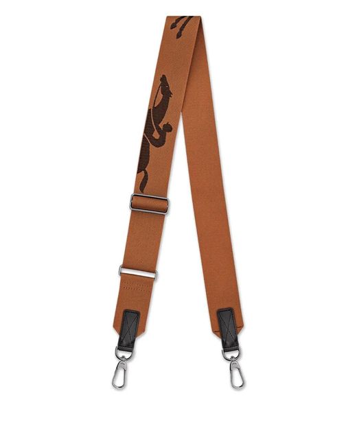 Longchamp Brown Adjustable Shoulder Strap
