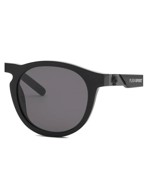 Philipp Plein Gray Round Touchdown Sunglasses for men