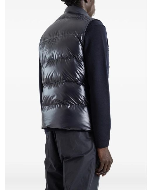 Moncler Blue Restigo Quilted Gilet for men