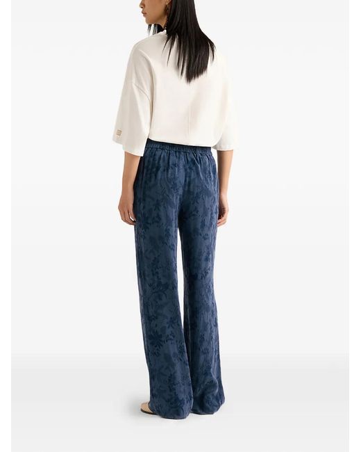 Momoní Blue Marajo Floral Trousers
