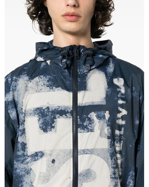 ディーゼル DIESEL watercolour-effect jacket 19021270_44049350_600.jpg