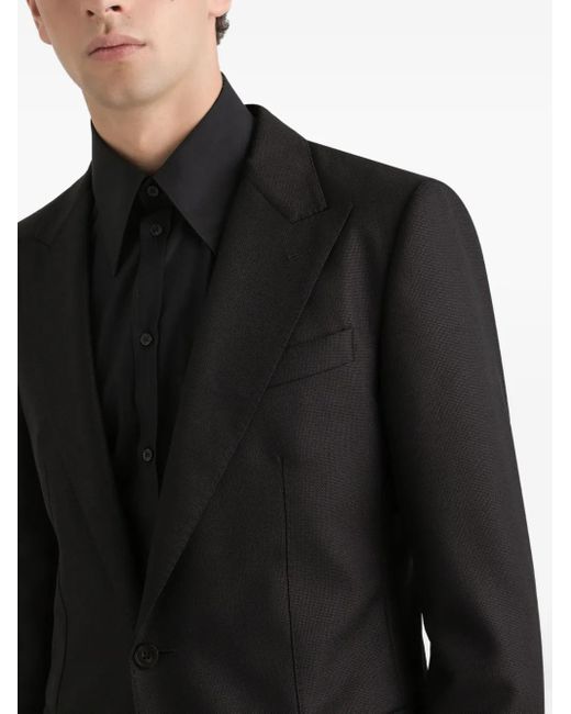 Dolce & Gabbana Jacke Mit Zwei Knöpfen in Black für Herren
