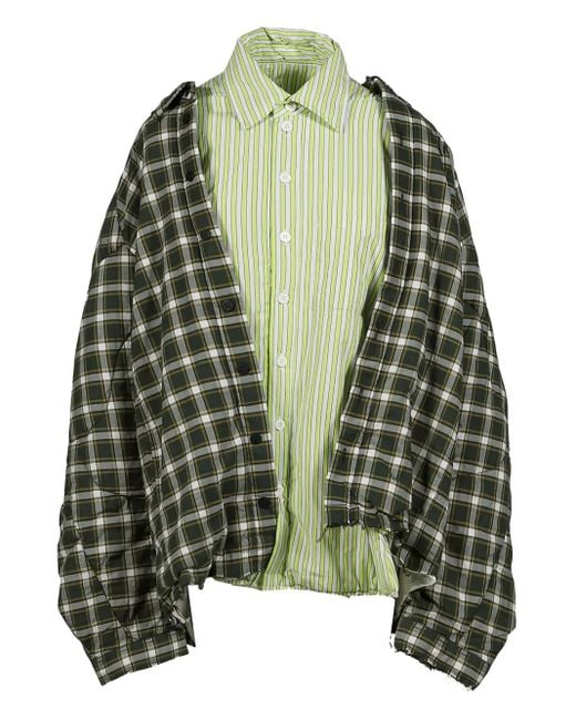 Natasha Zinko プリーツ シャツ Green