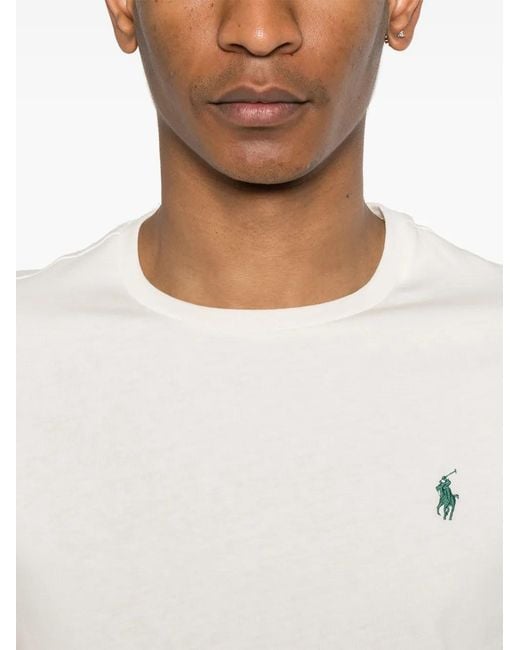 Polo Ralph Lauren White T-Shirts And Polos for men