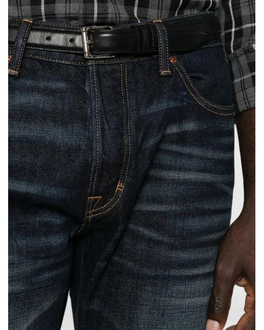 Tom Ford Blue Straight-Fit Jeans for men