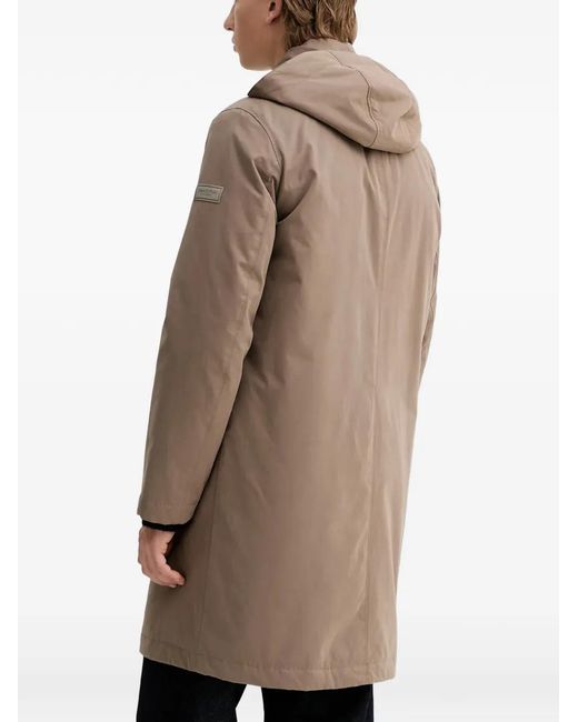 Marc O' Polo Brown Hooded Coat for men