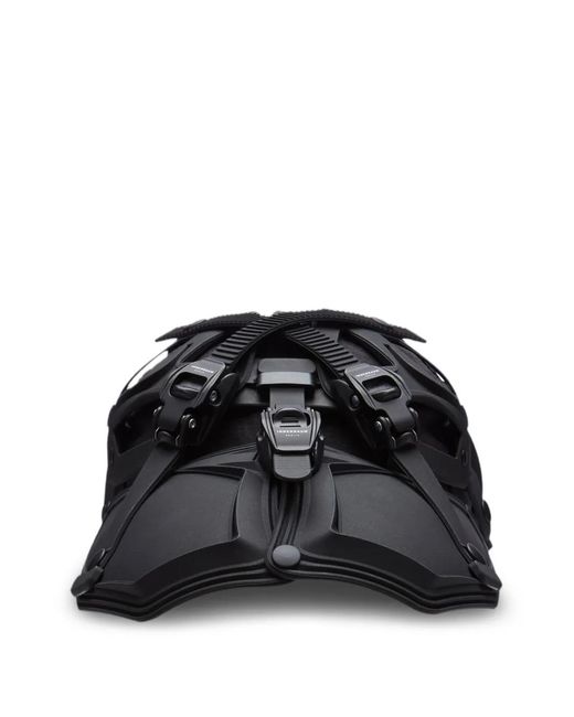 Innerraum Black Buckle-Detail Visor Hat