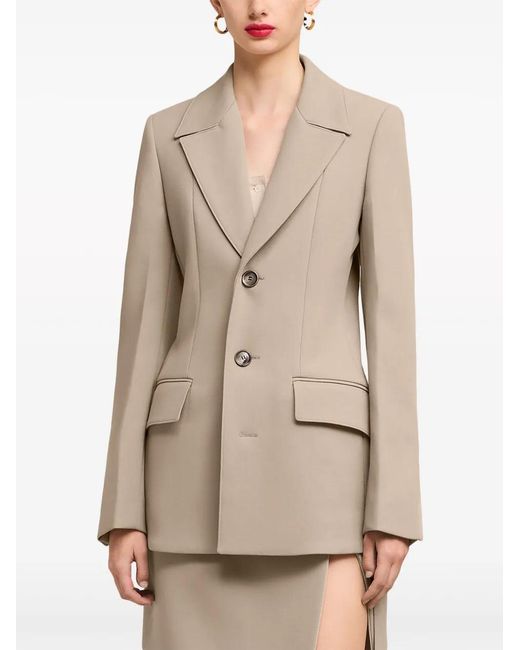 Blazer De Vestir AMI de color Natural