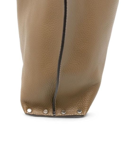 A.P.C. Natural Le Neige Clou Leather Tote Bag