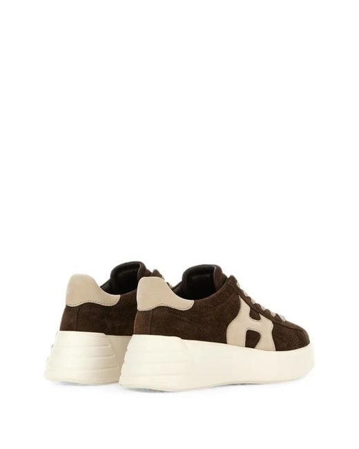 Hogan Brown Rebel Sneakers