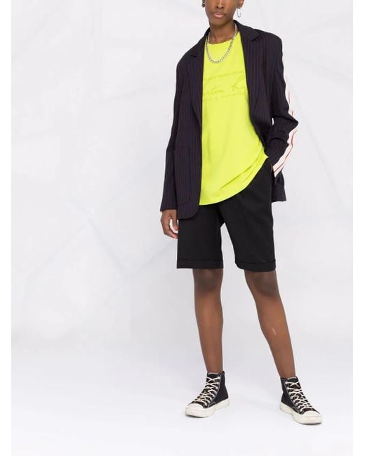 Palm Angels Blue Single-breasted Blazer