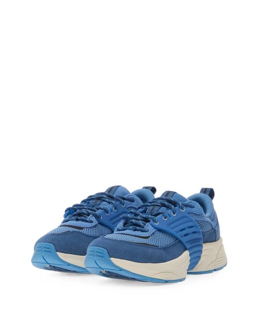 Nike Blue Mesh-Panel Sneakers