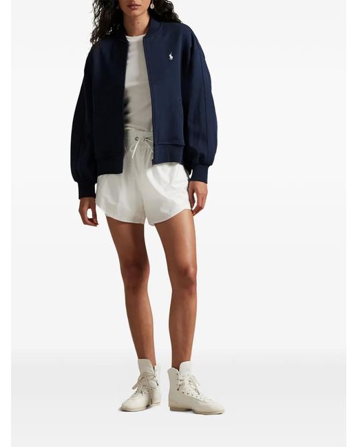 Polo Ralph Lauren Blue Zip-Fastening Pocket Sweatshirt