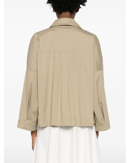Blusa con hombros caídos Brunello Cucinelli de color Natural