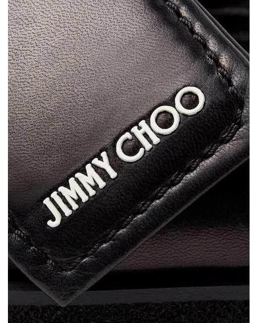 Sandali Joel Con Design A Incrocio di Jimmy Choo in Black da Uomo