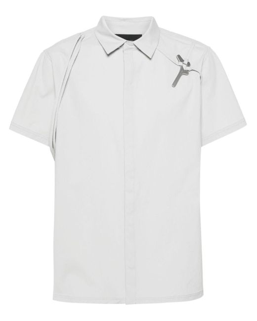 HELIOT EMIL Hemd mit Beschlägen in White für Herren