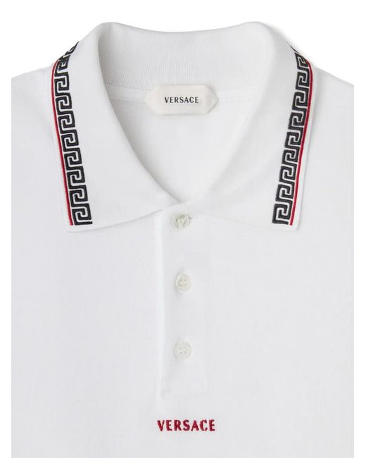 Polo di Versace in White da Uomo