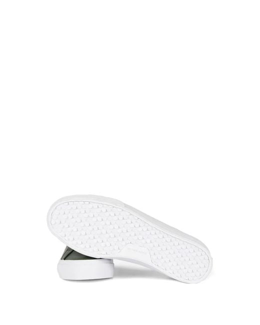 Paul Smith Green Lace-Up Leather Sneakers for men