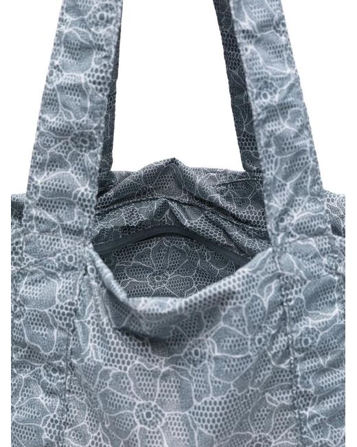 Adidas By Stella McCartney Blue Floral Packable Shoulder Bag
