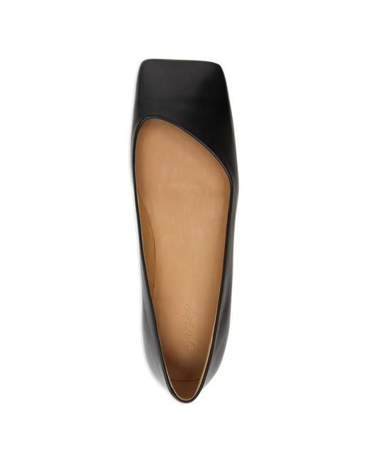 Marsèll Black Square-Toe Ballet Flats