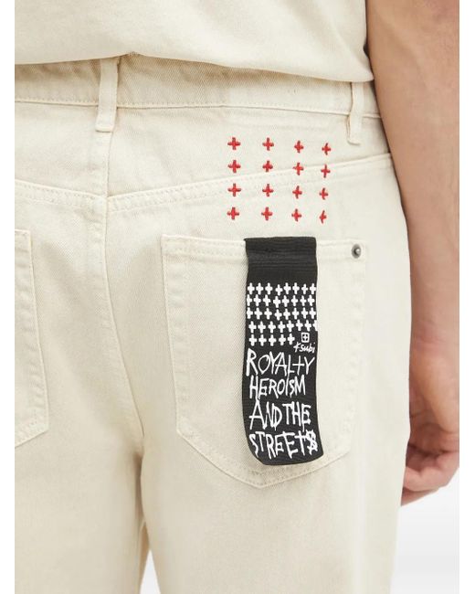 Ksubi Jeans mit besticktem Patch in Natural für Herren