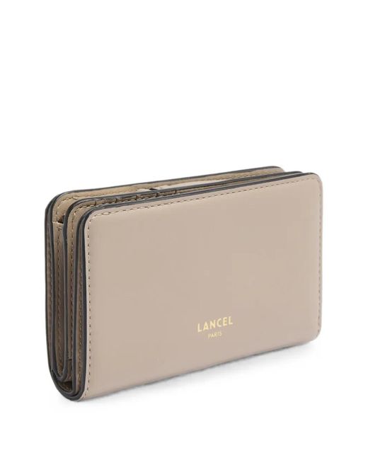 Lancel Gray Origami Rectangular Wallet