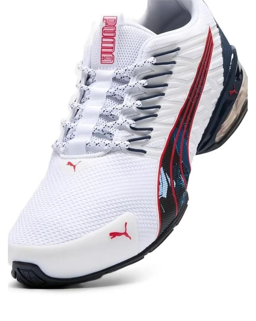 PUMA White Voltaic Evo Retrofuture Sneakers for men
