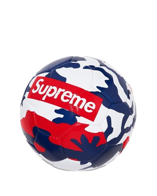 Supreme Blue Umbro Camouflage-Print Soccer Ball for men