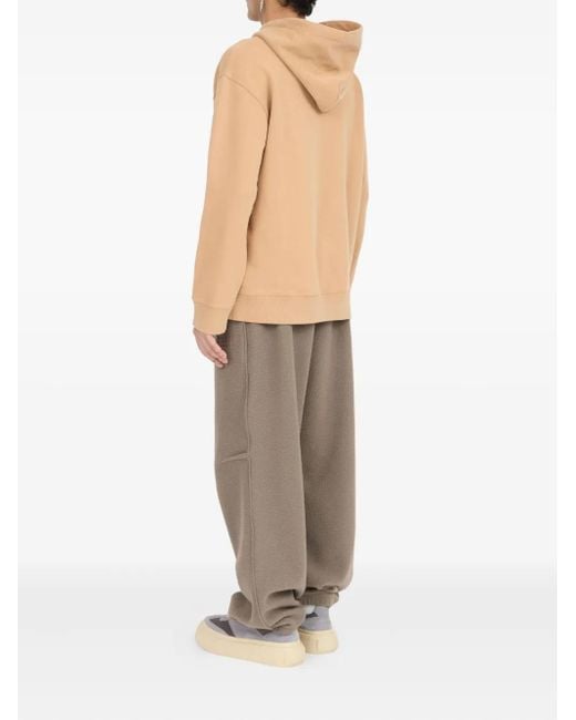 MM6 by Maison Martin Margiela Hoodie Mit Grafischer Stickerei in Natural für Herren