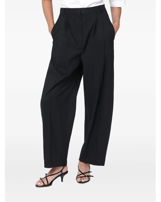 Mark Kenly Domino Tan Black Pleated Pocket Trousers
