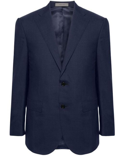 Corneliani Blue Dart Detail Suit for men