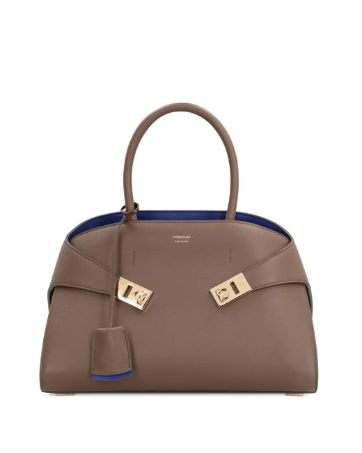 Ferragamo Hug Kleine Handtas in het Brown