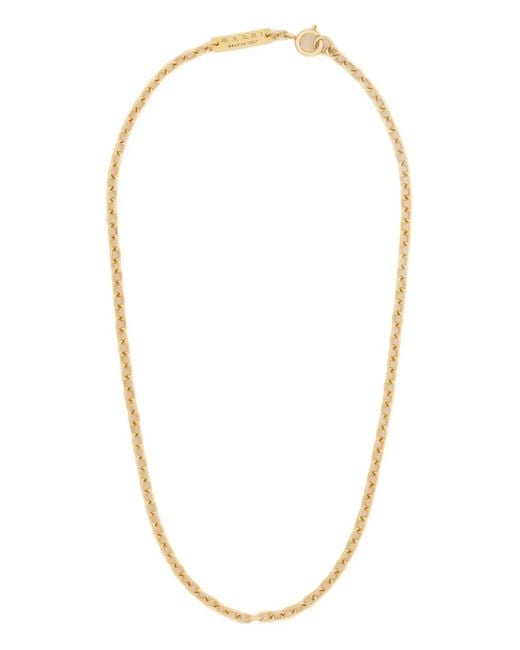 Marni White Chain Necklace
