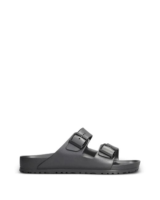 Birkenstock White Arizona Buckle-Fastening Sandals for men