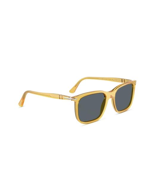 Persol Blue Renzo Square-Frame Sunglasses