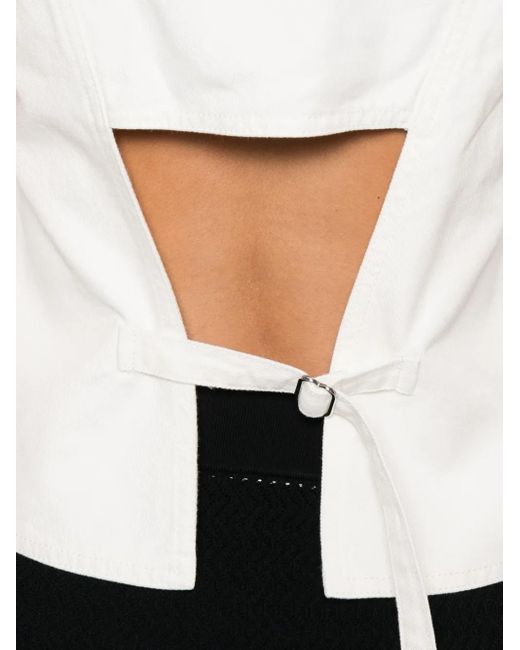 Victoria Beckham ノースリーブトップ White