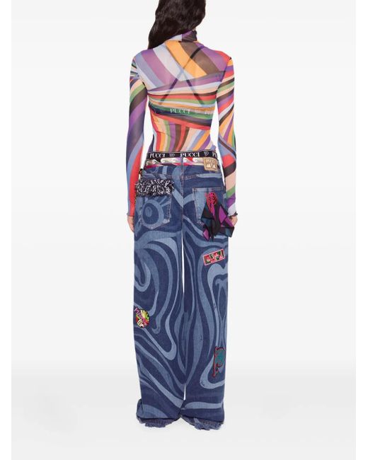 Emilio Pucci Marmo ジーンズ Blue