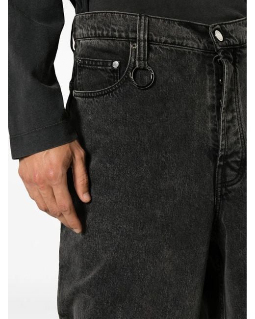 Etudes Studio Gray District Mid-Rise Loose-Fit Jeans for men