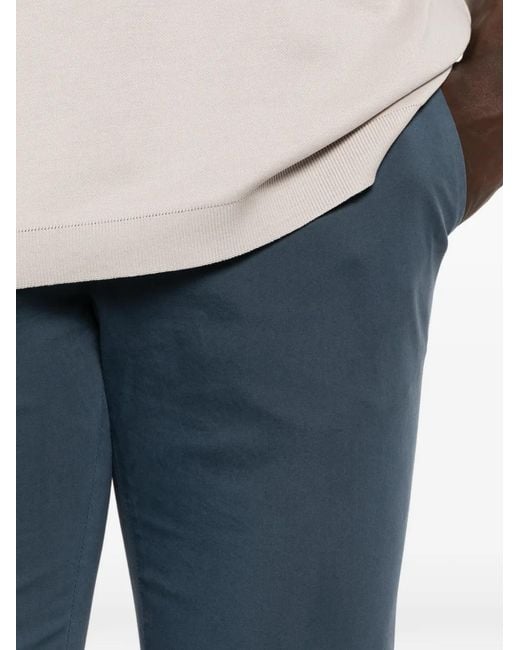 Briglia 1949 Blue Turn-Up Trousers for men