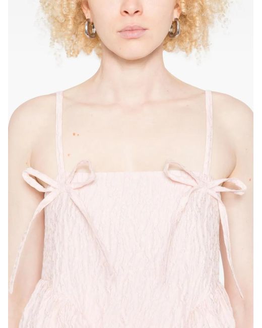 CECILIE BAHNSEN Ambra リボンディテール ドレス Pink